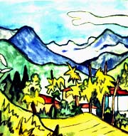 [Hermann Hesse: Bergtal im Tessin, Juli 1925]